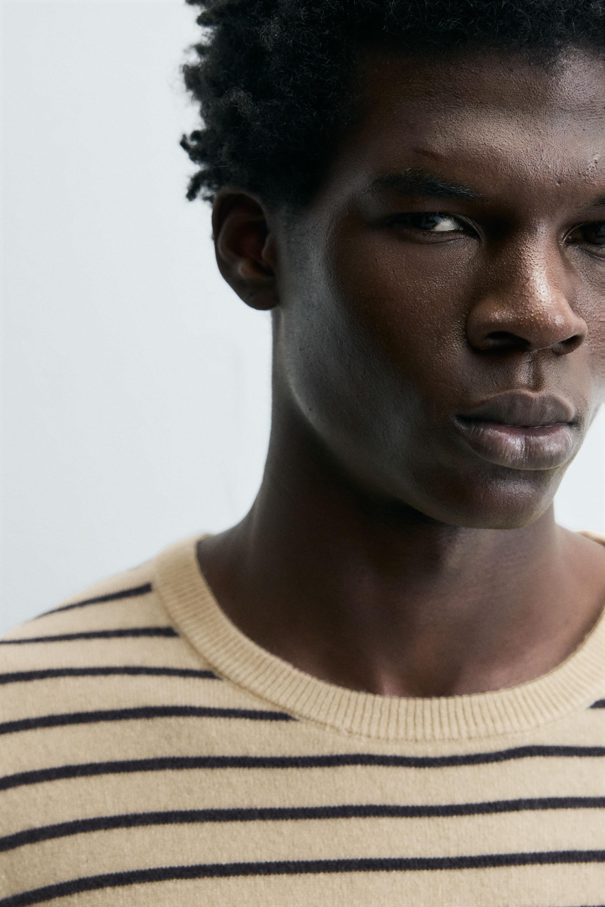 WOOL - CASHMERE STRIPED JUMPER